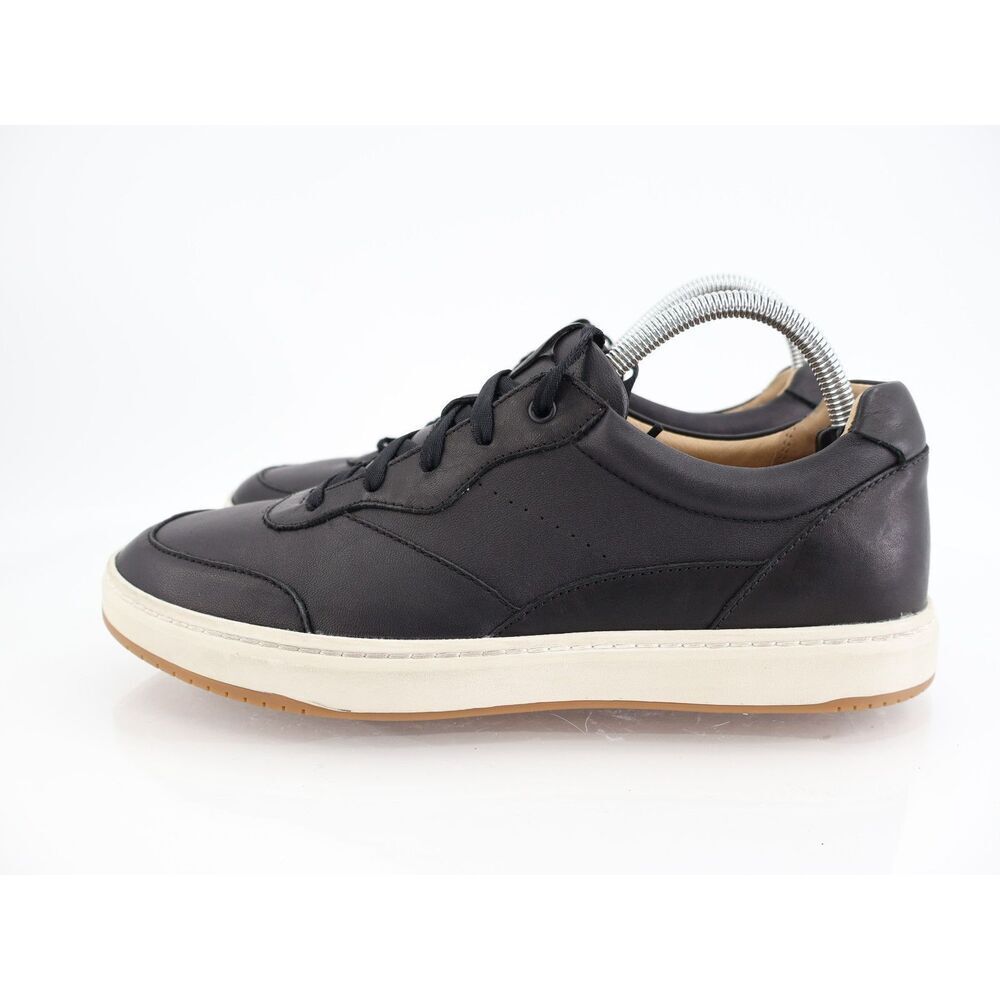 Dansko Josie Sneaker Womens Size 41 10.5 Black Nappa Leather Lace Up Comfy Shoes - Picture 2 of 11